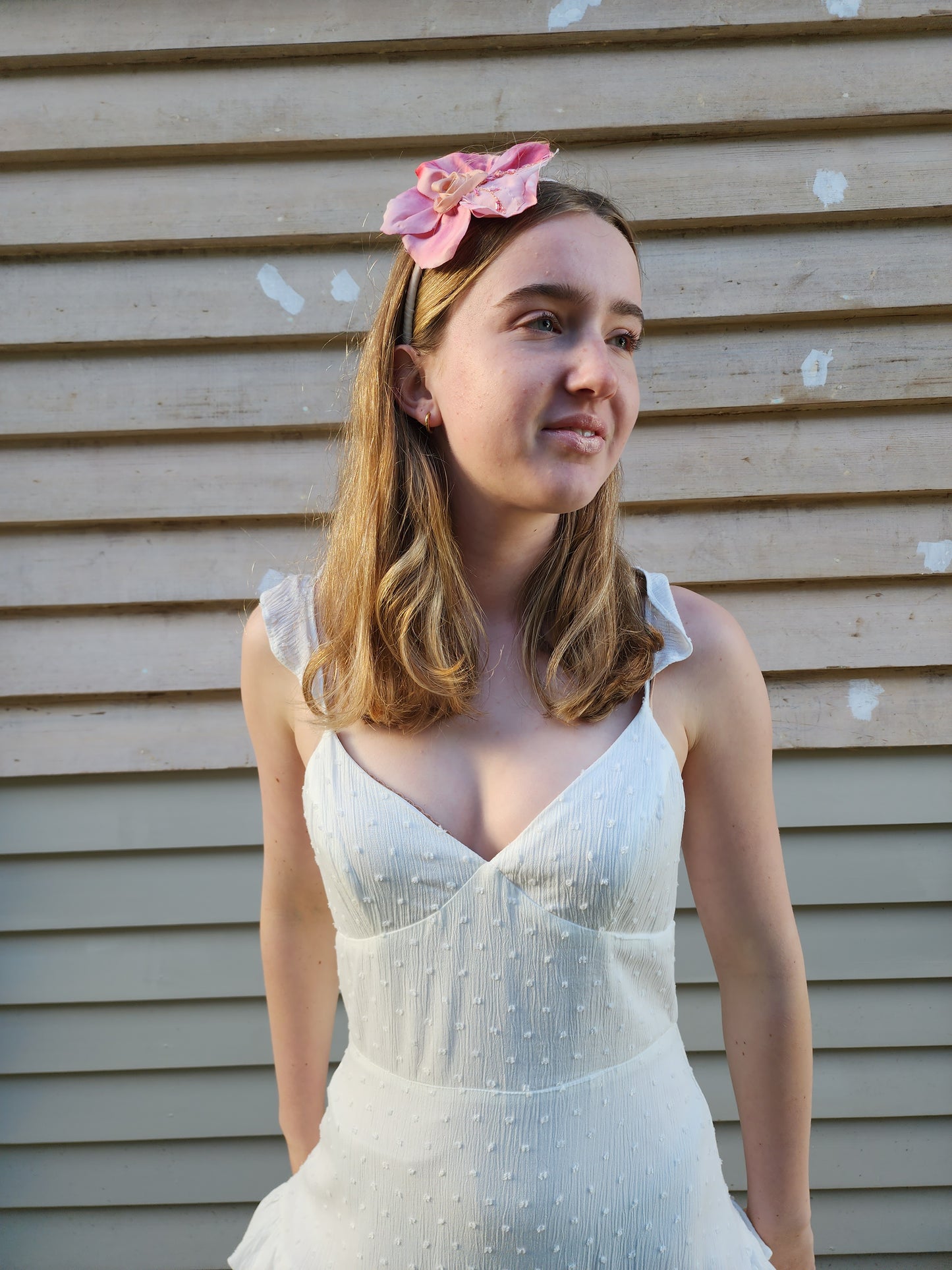 Hand-made wedding and bridal flower head band