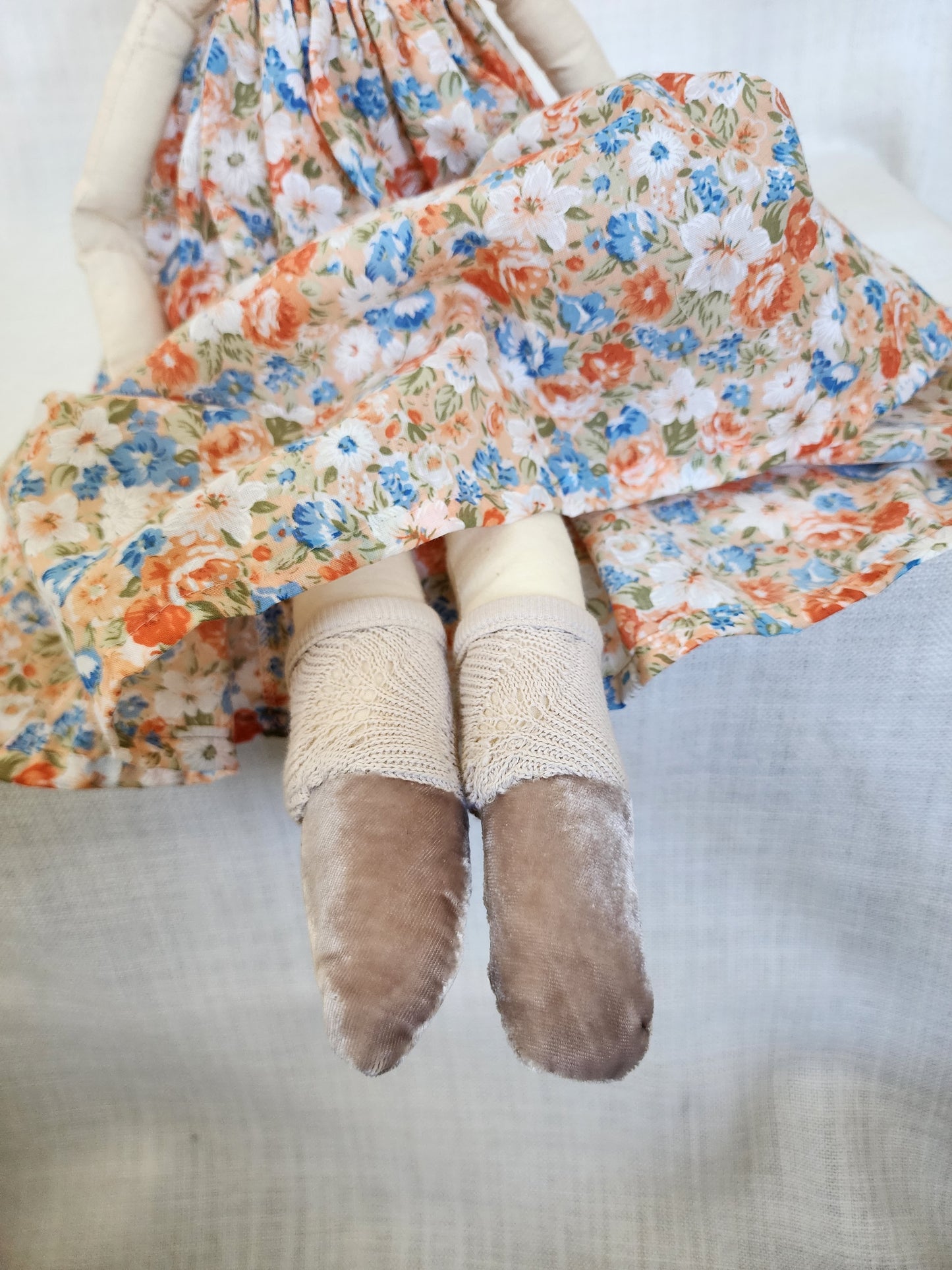 Fabric heirloom rag dolls NZ