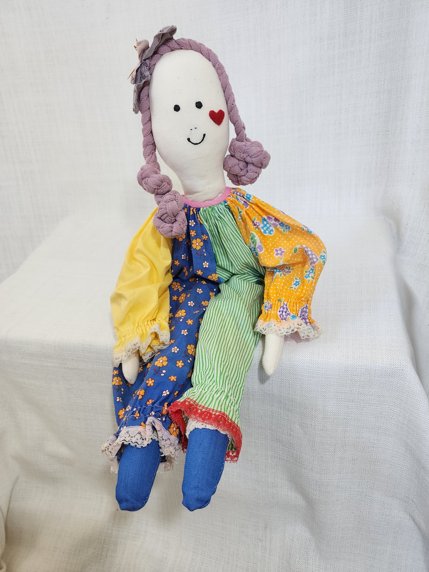 Fabric heirloom rag dolls NZ