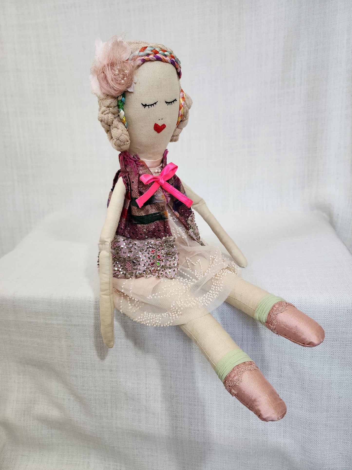 Fabric heirloom rag dolls NZ