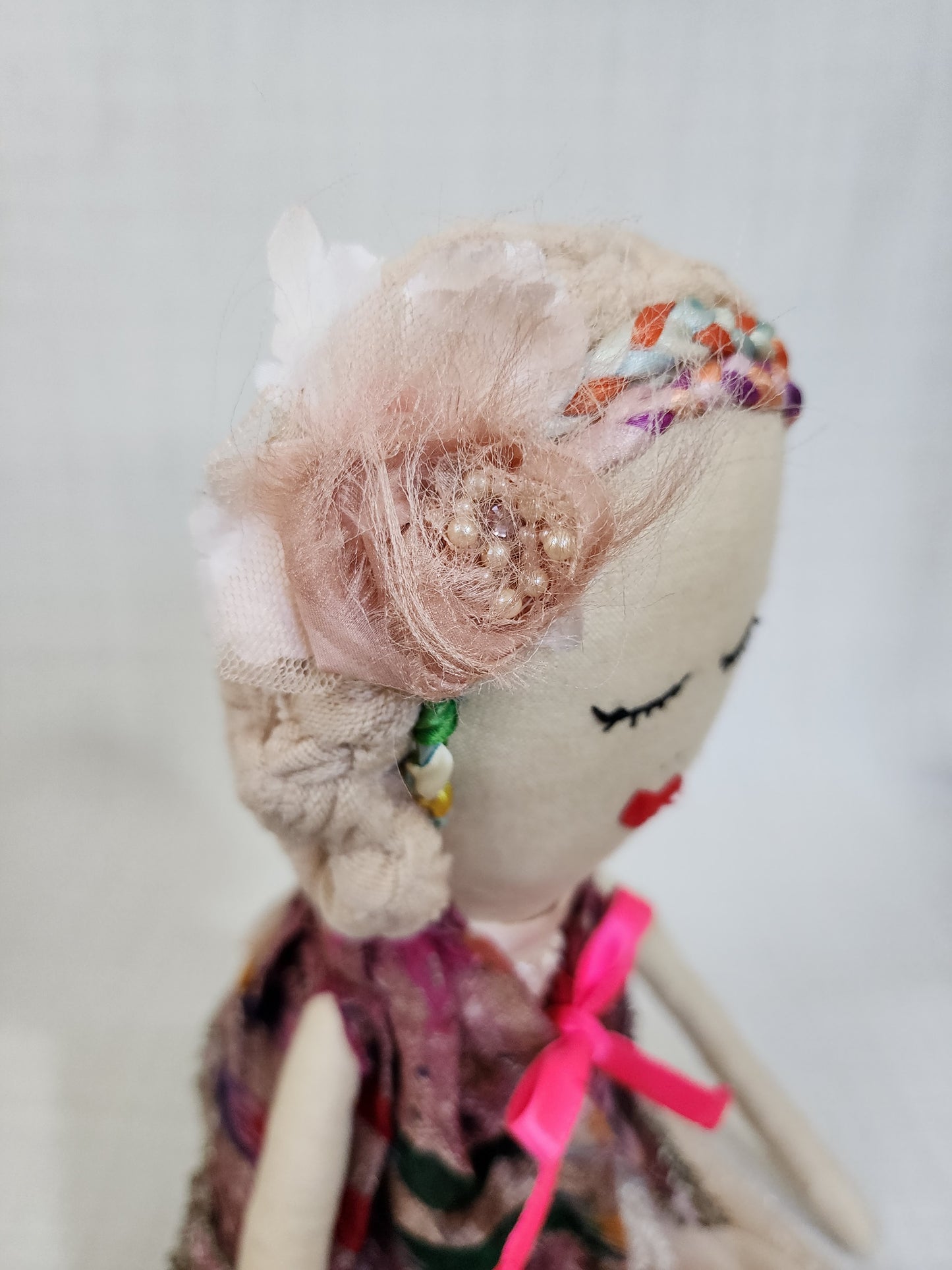 Fabric heirloom rag dolls NZ
