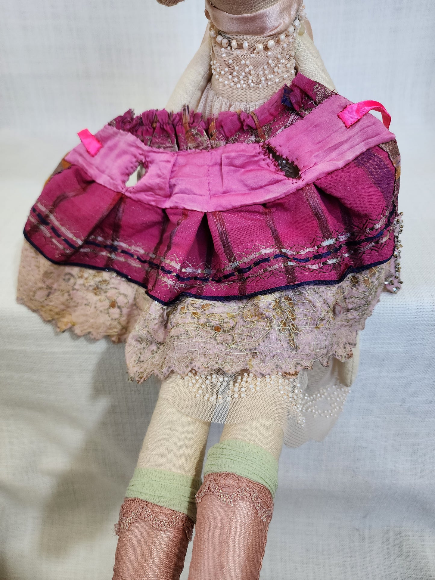 Fabric heirloom rag dolls NZ