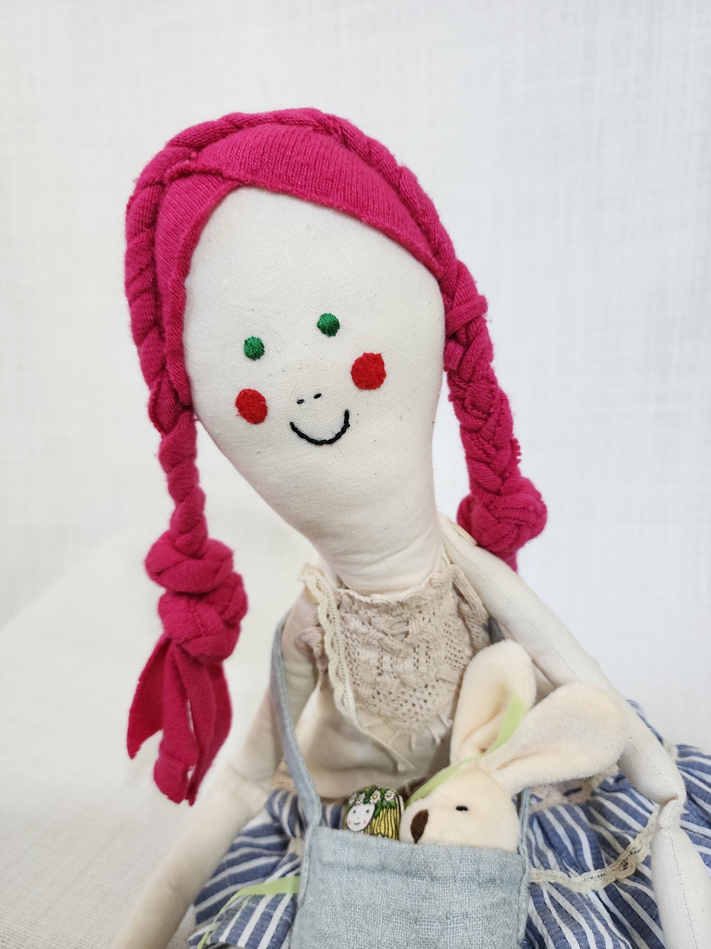 Fabric heirloom rag dolls NZ