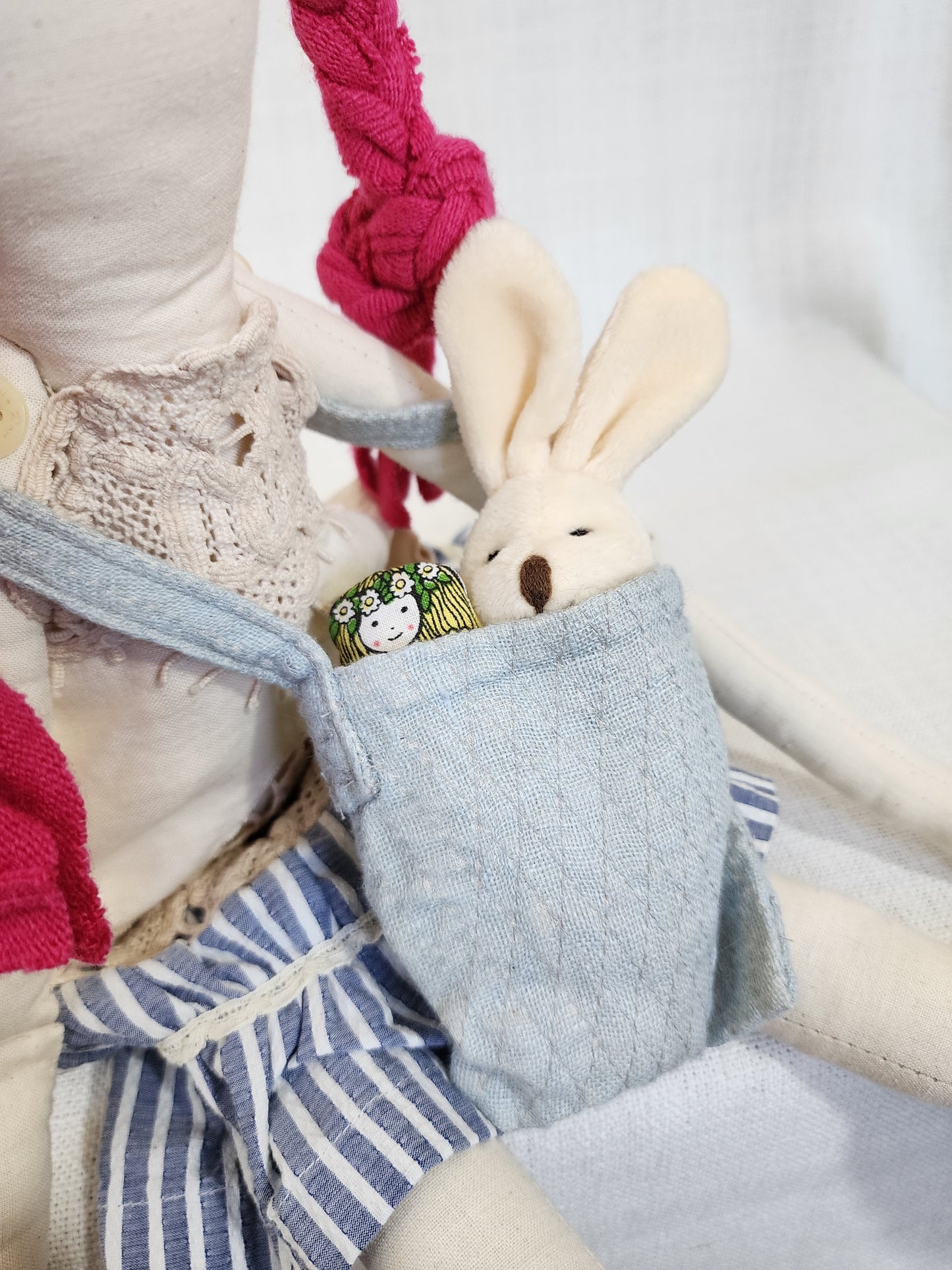 Fabric heirloom rag dolls NZ