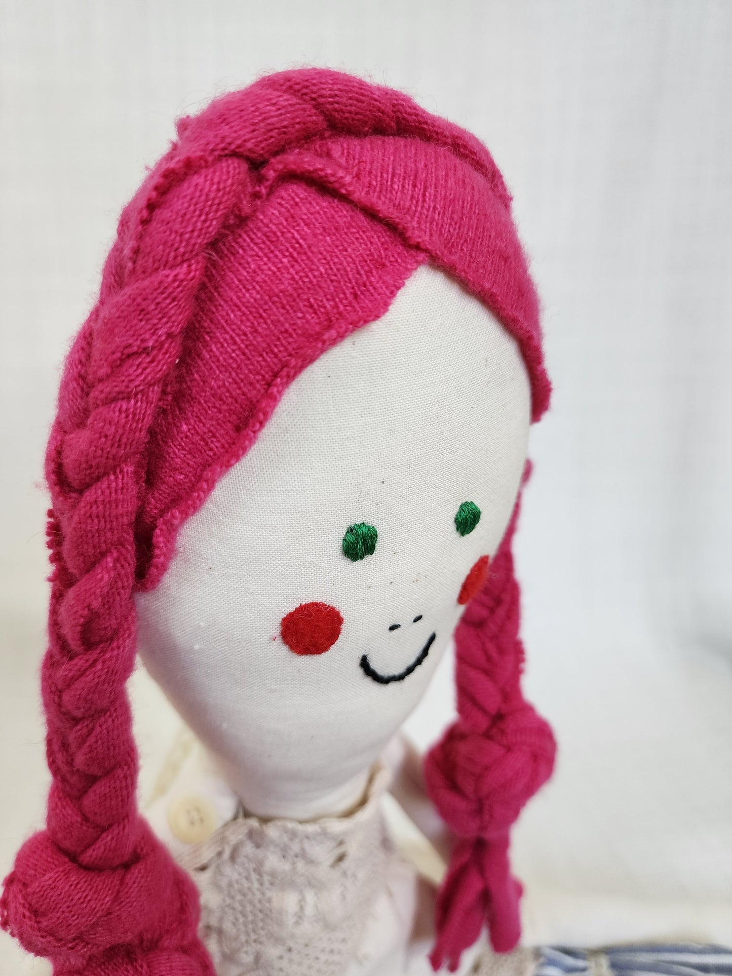 Fabric heirloom rag dolls NZ