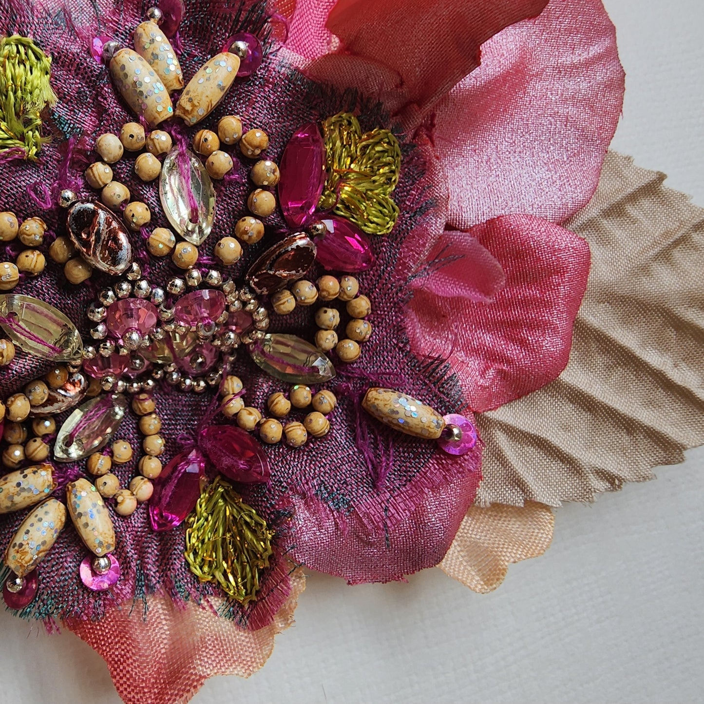 Hand-made wedding and bridal flower headband