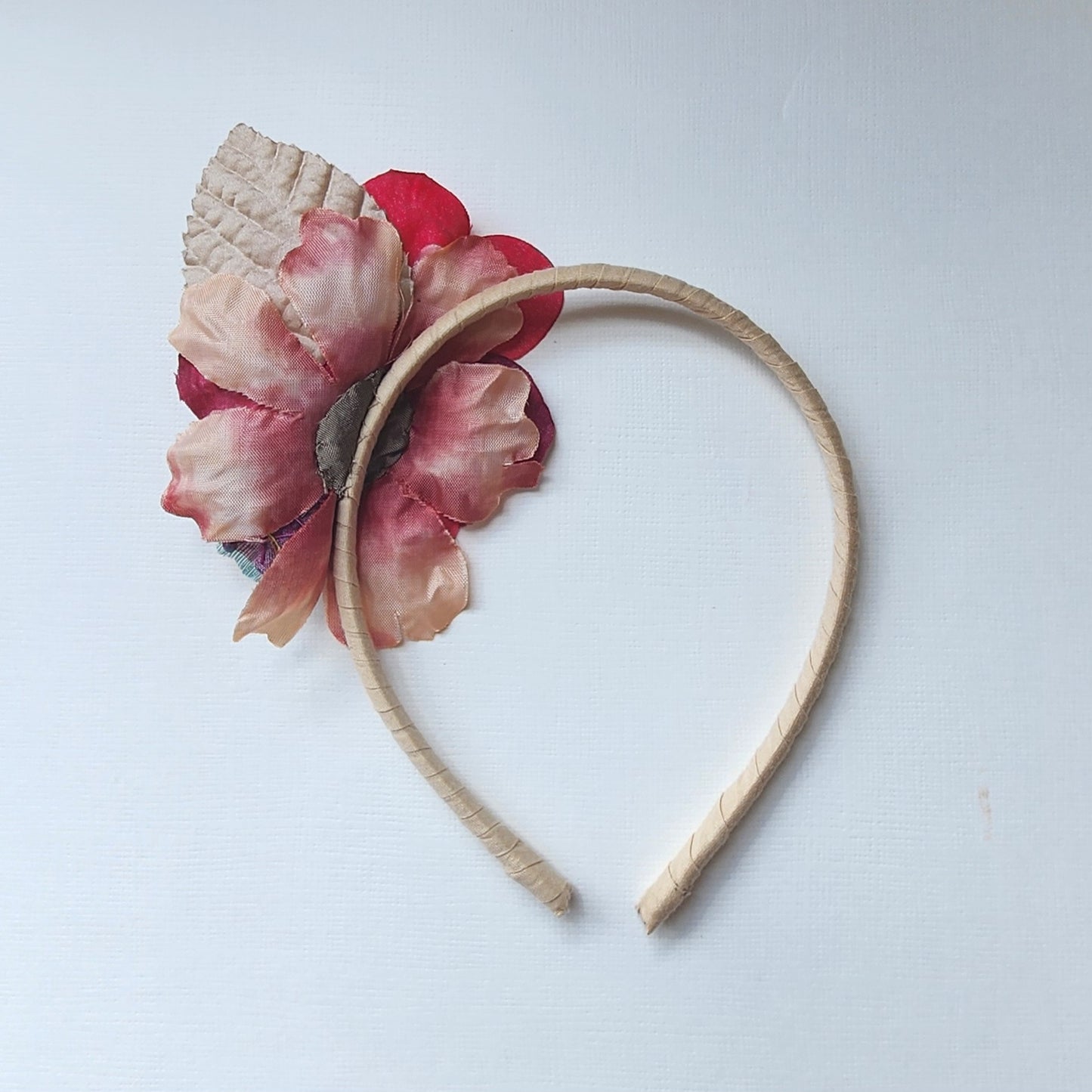 Hand-made wedding and bridal flower headband