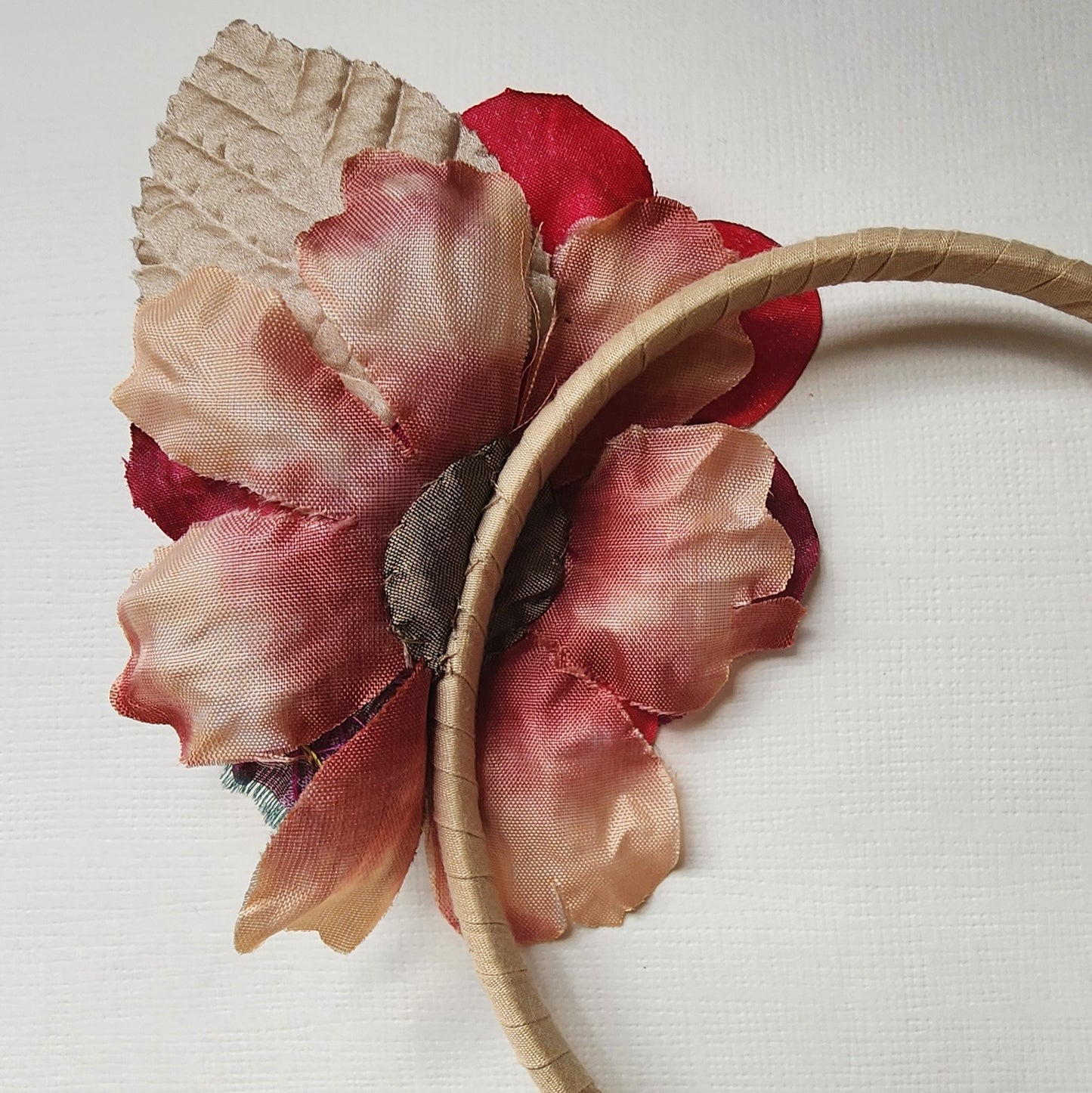 Hand-made wedding and bridal flower headband
