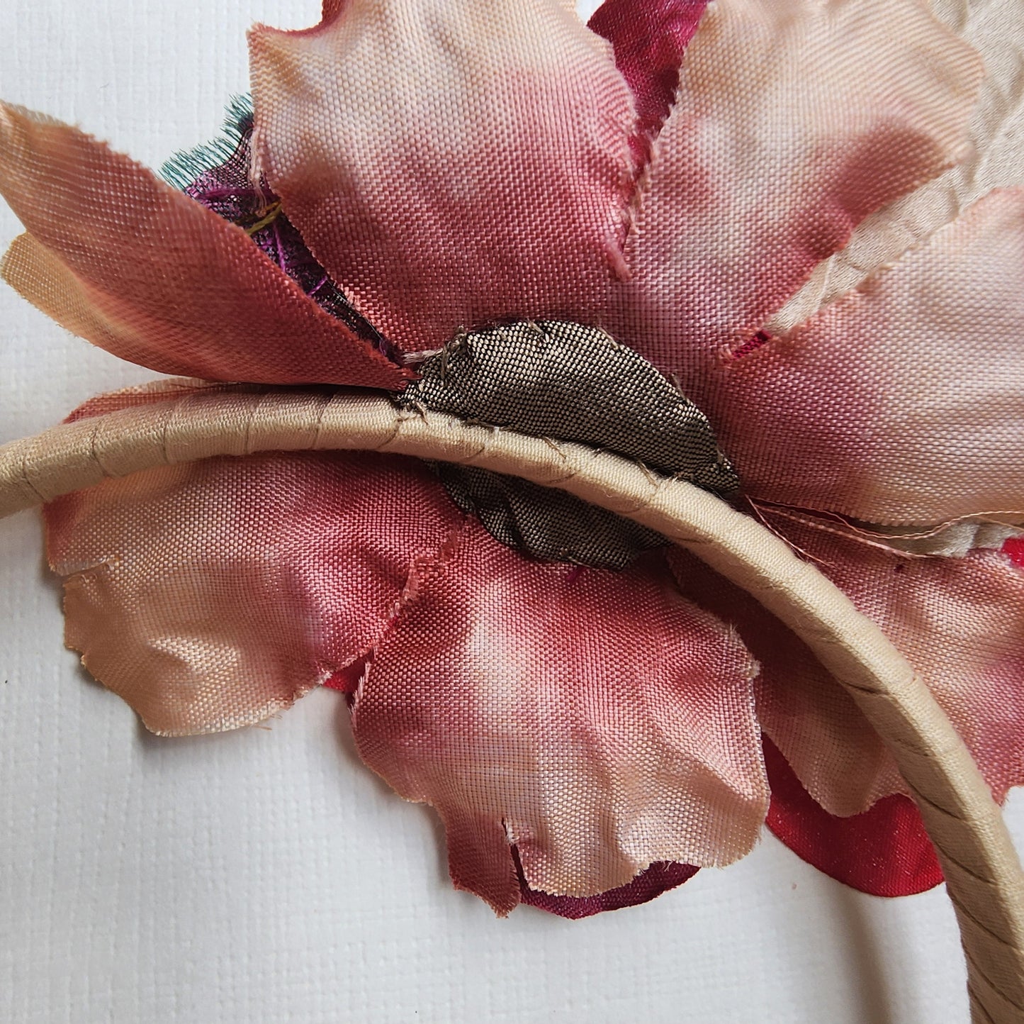 Hand-made wedding and bridal flower headband