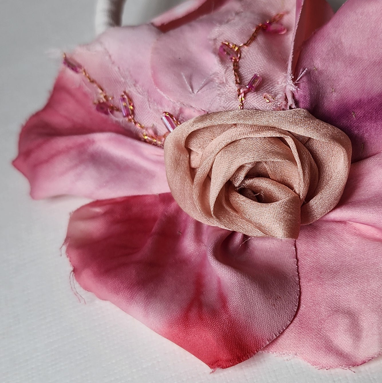 Hand-made wedding and bridal flower head band