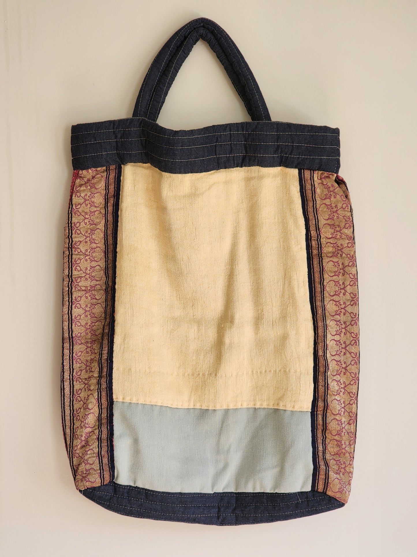 oversized tapestry tote bag