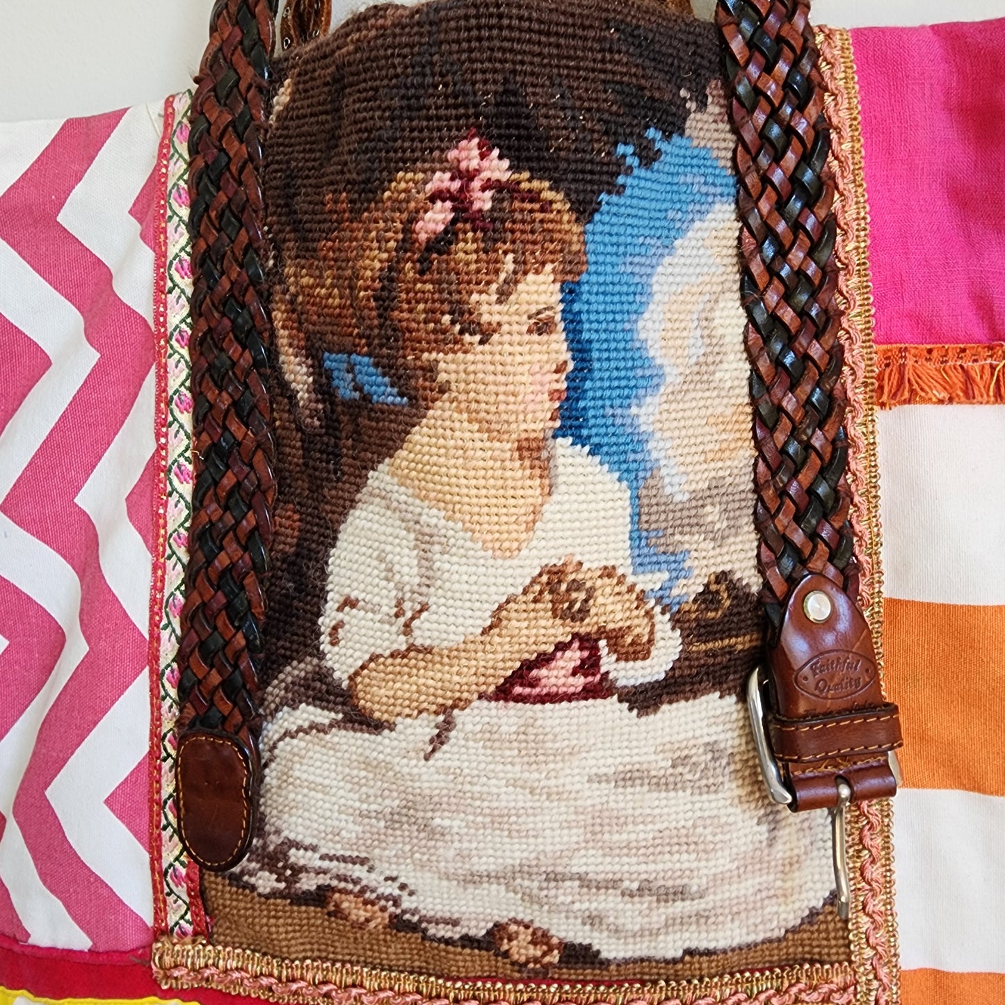 Tapestry tote bag