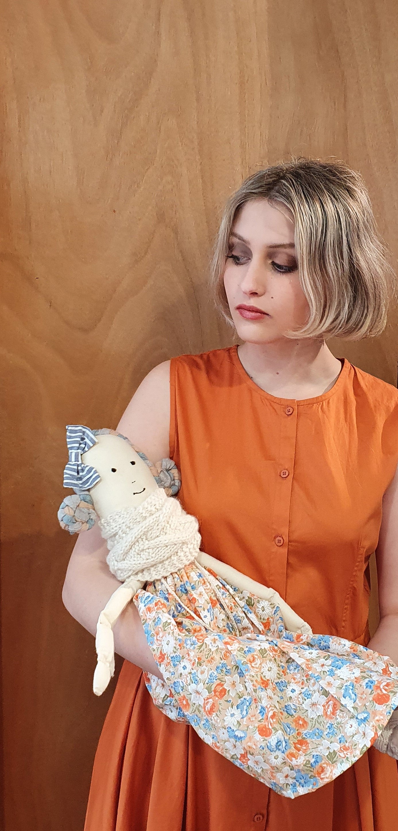 Fabric heirloom rag dolls NZ