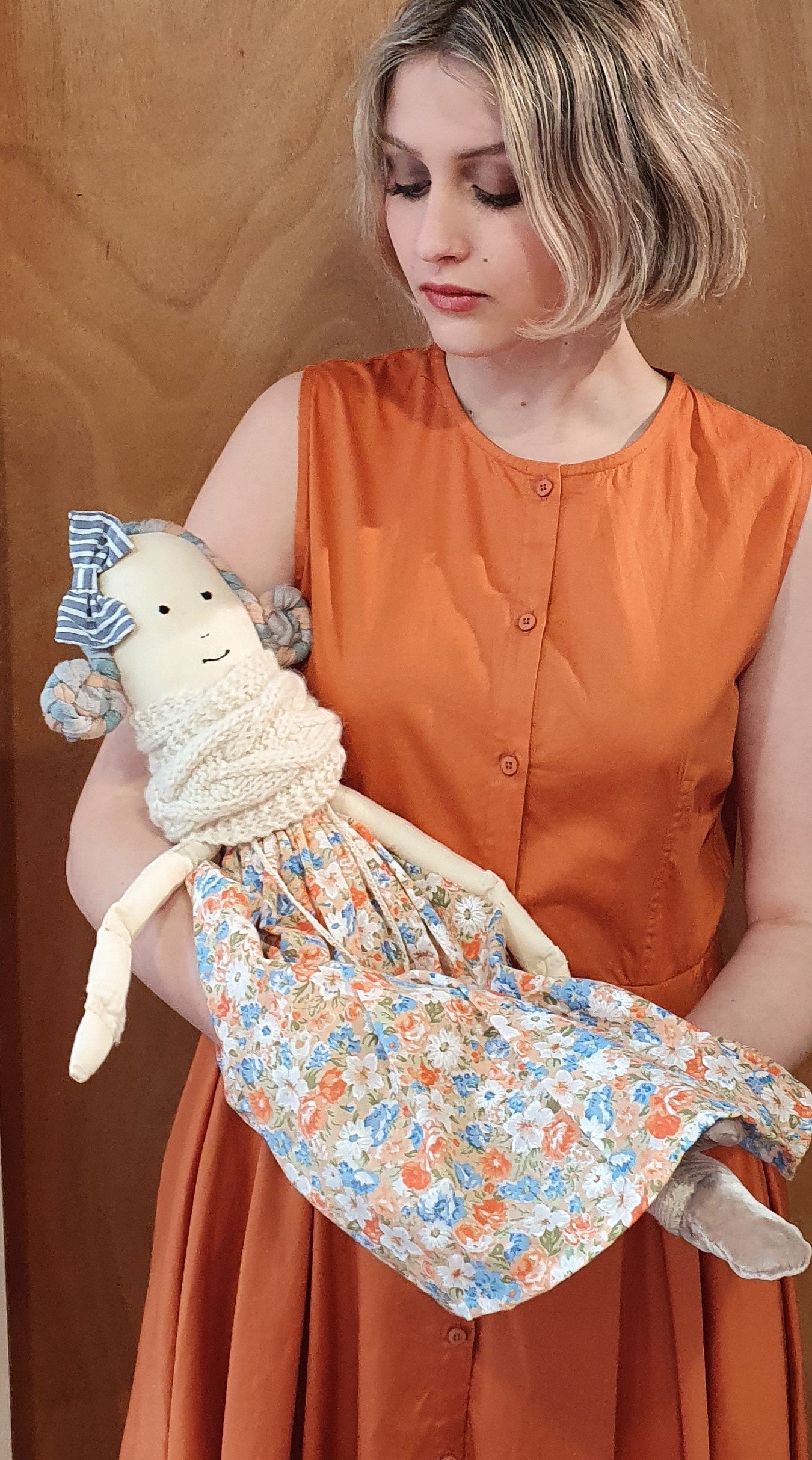 Fabric heirloom rag dolls NZ