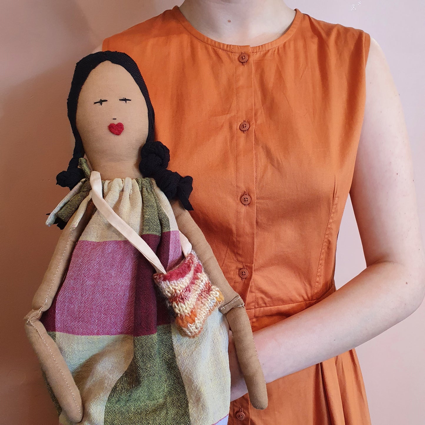 Fabric heirloom rag dolls NZ