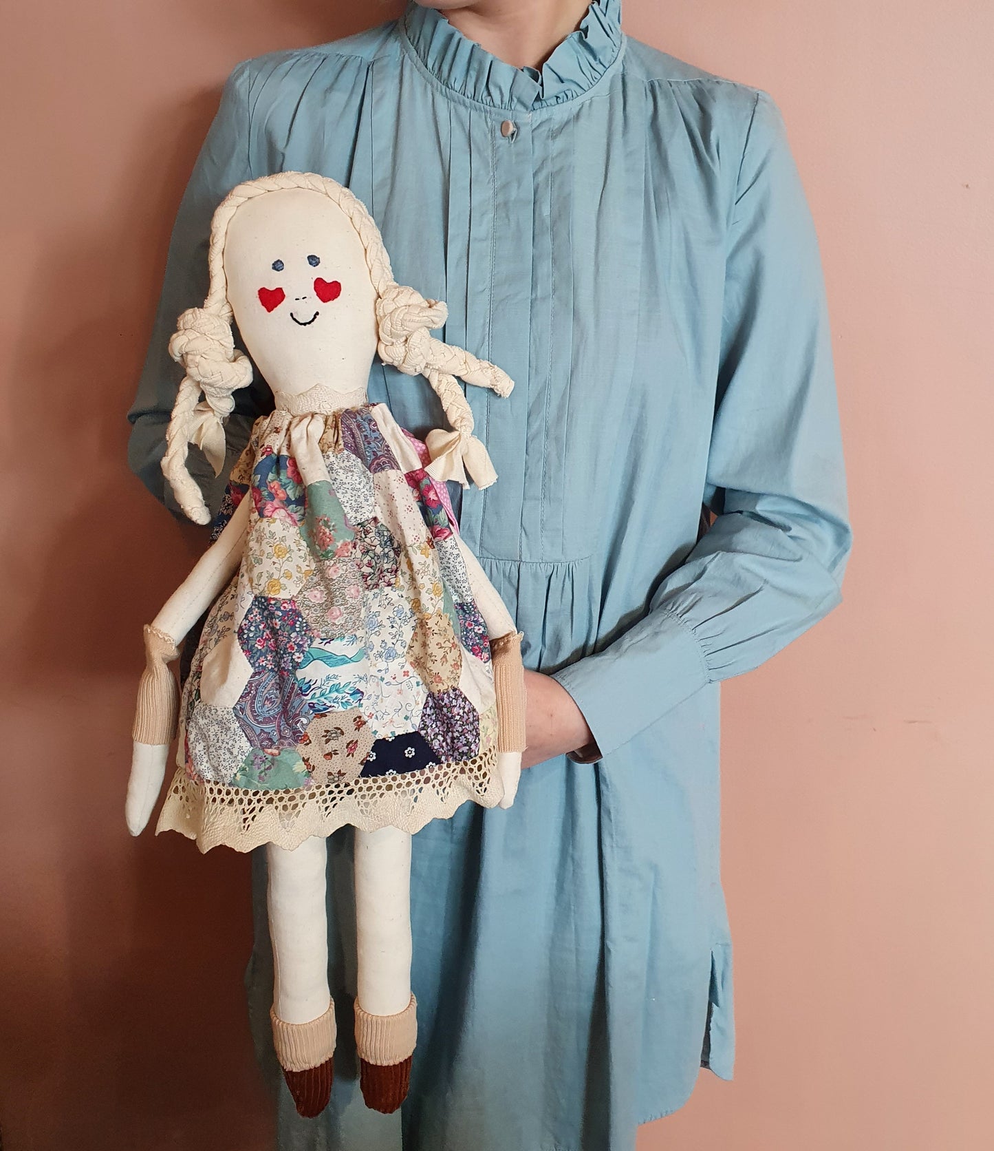 Fabric heirloom rag dolls NZ