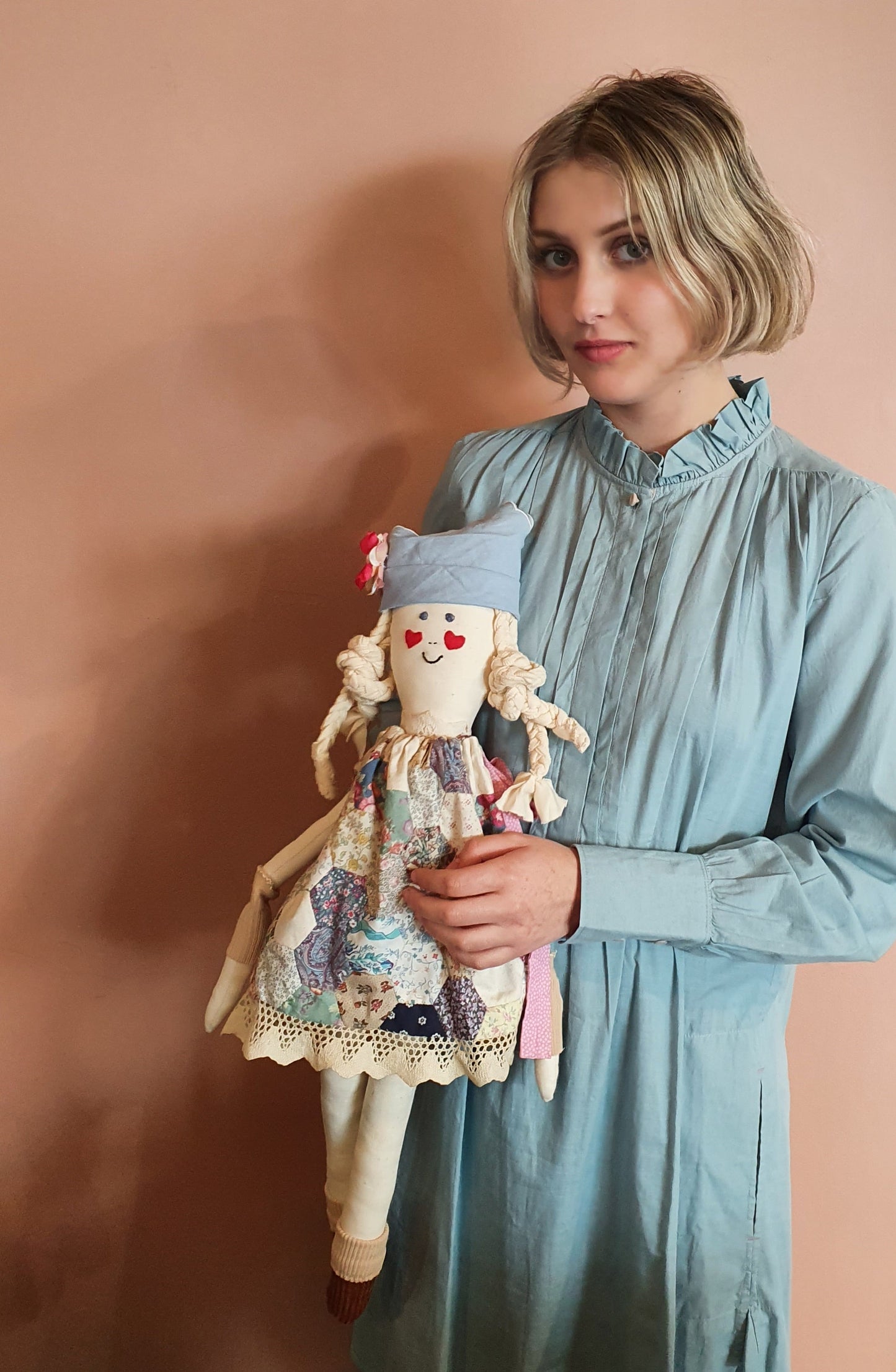 Fabric heirloom rag dolls NZ