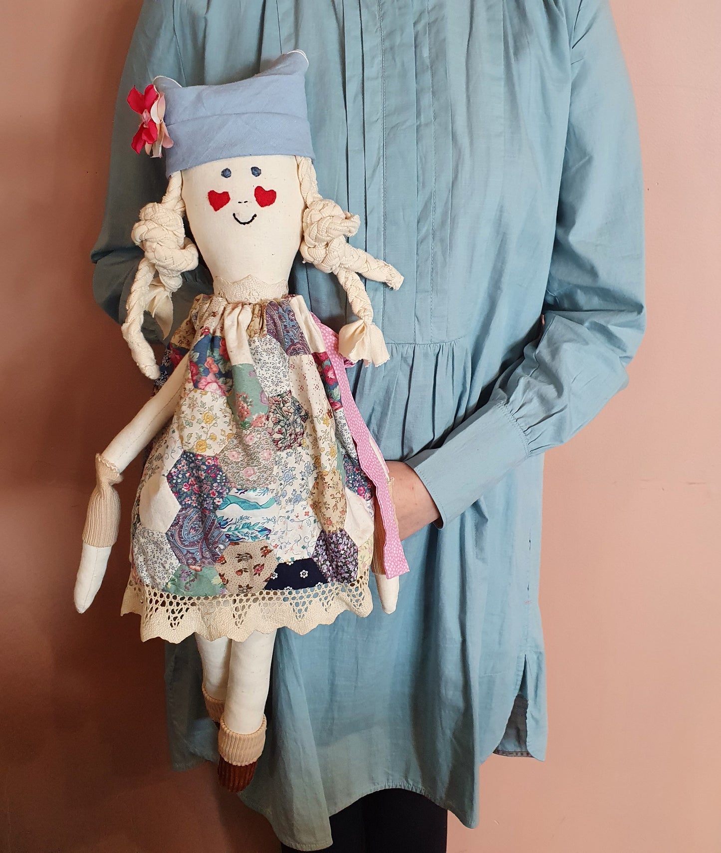 Fabric heirloom rag dolls NZ