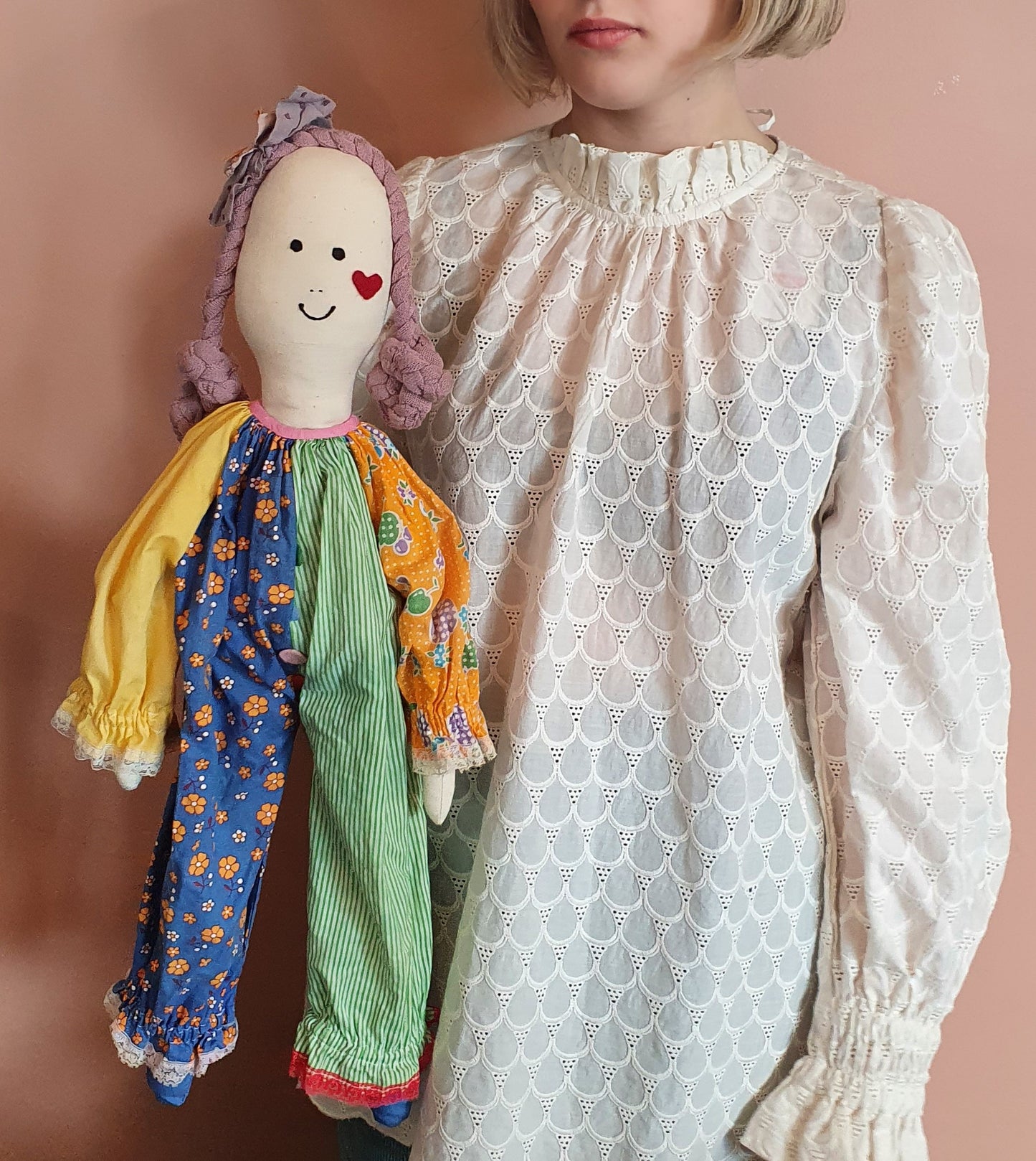 Fabric heirloom rag dolls NZ