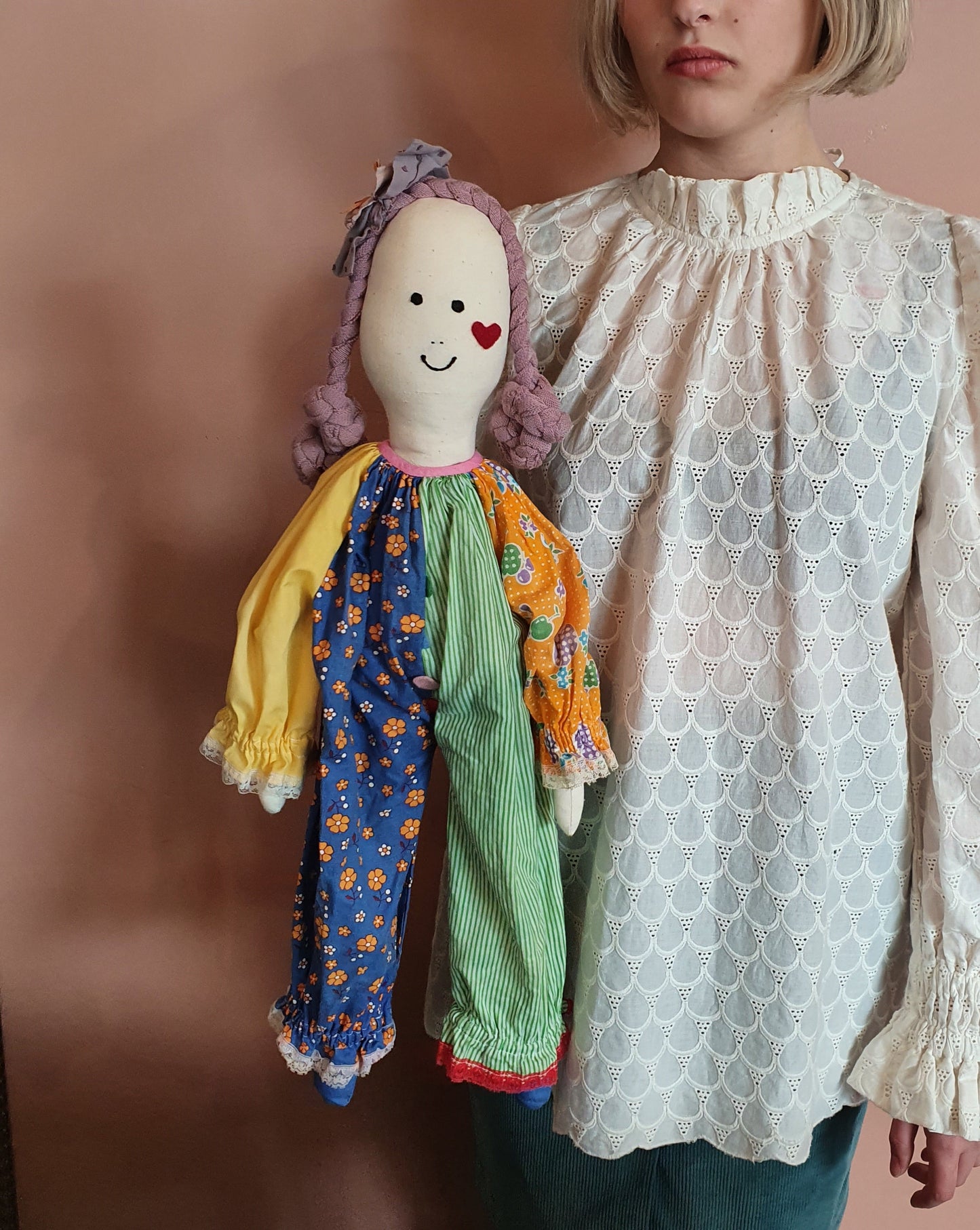 Fabric heirloom rag dolls NZ