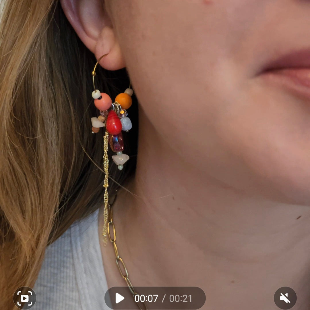 Dangly earrings
