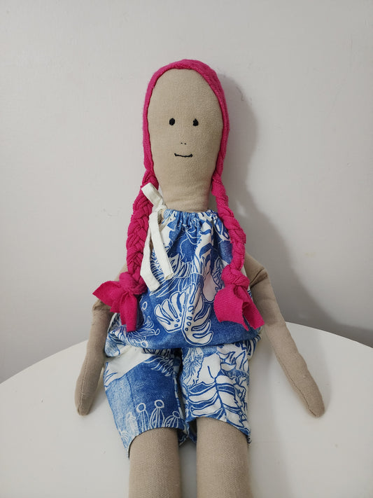 Fabric heirloom rag dolls NZ