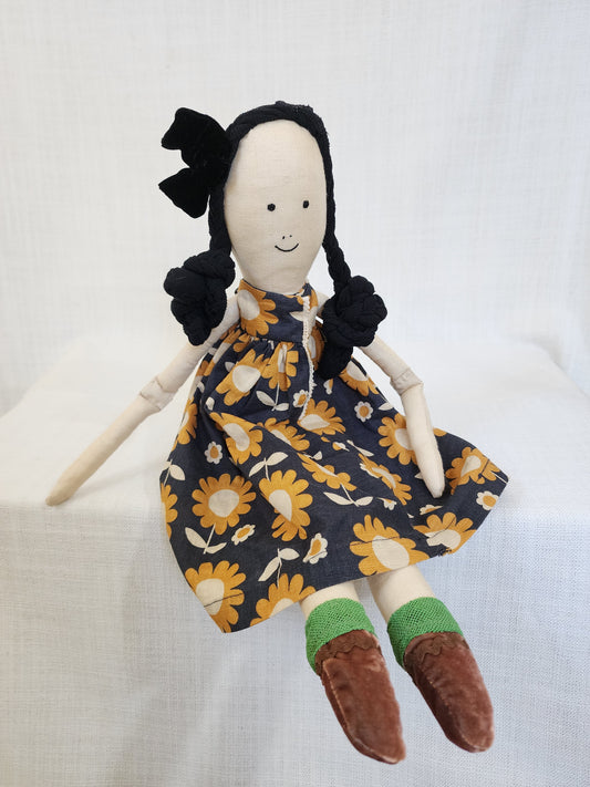 Fabric heirloom fabric dolls