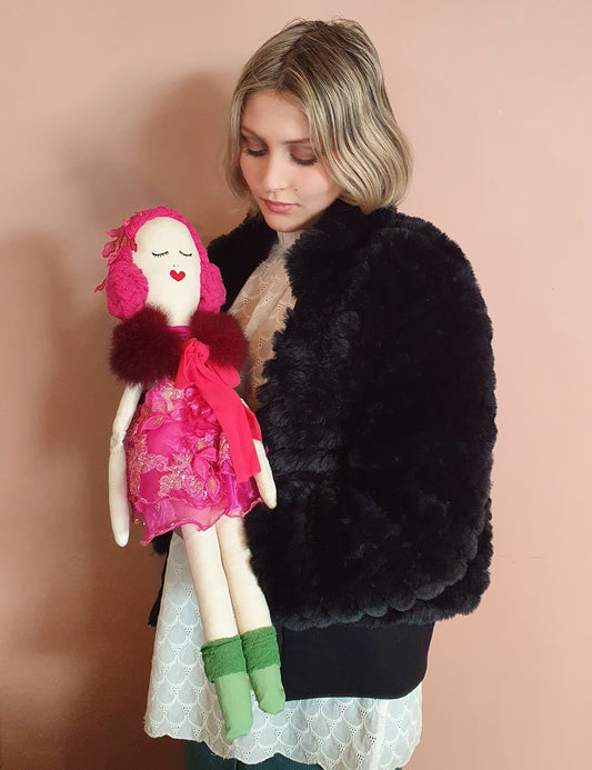 Fabric heirloom rag dolls NZ